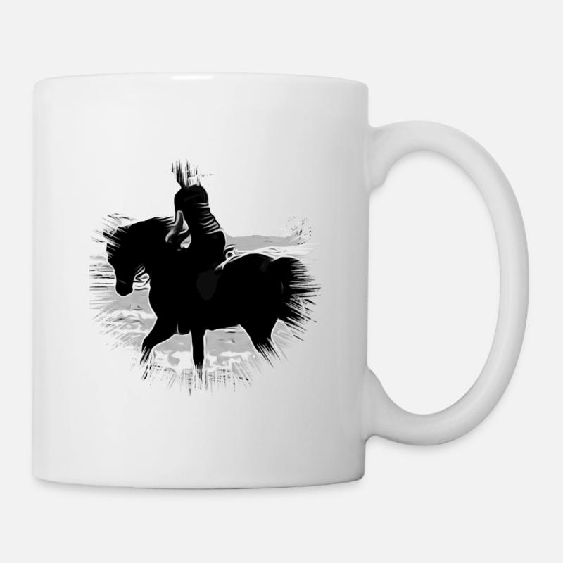 Reiten - Tasse - Weiß