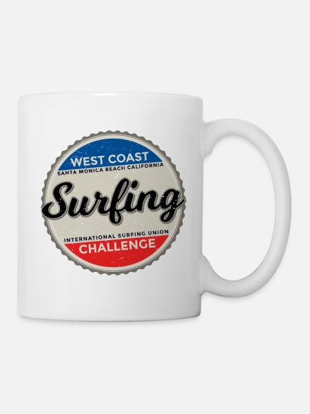 Surfing - Mug - white