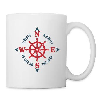 Le bateau de bateau bateau bateau de bateau cadeau de bateau - Mug blanc - blanc - Droite