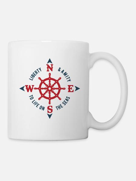 Le bateau de bateau bateau bateau de bateau cadeau de bateau - Mug blanc - blanc
