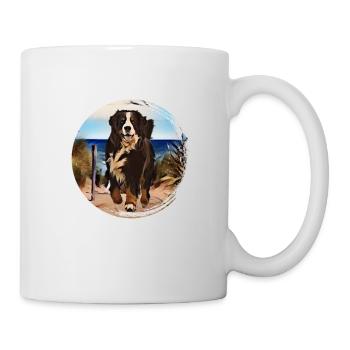 Crabot bernois de montagne - Mug blanc - blanc - Droite