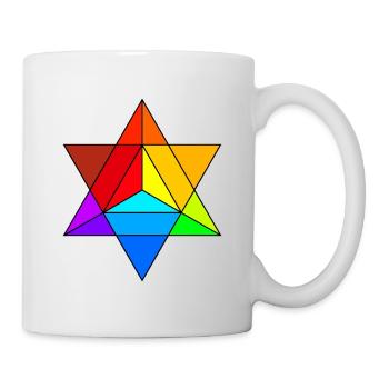 Merkaba Sacred Geometry Architecture The Universe - Mug - white - Right