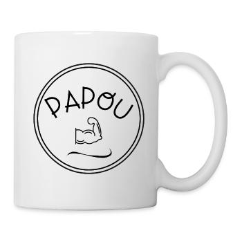 PAPOU - Mug blanc - blanc - Droite