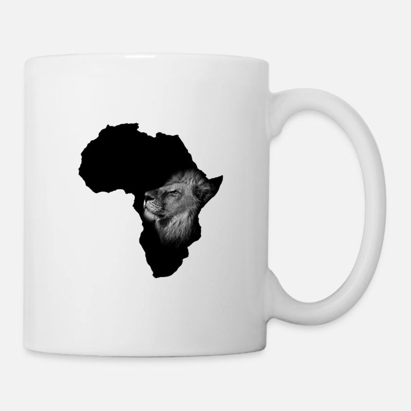 Afrika Löwe - Tasse - Weiß