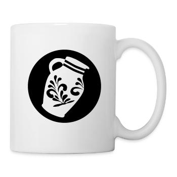 Apfelwein Äppelwoi Geschenk Hessisch Hessen - Tasse - Weiß - Rechts