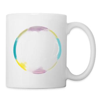 Soap bubble, Bulle de savon, Vintage, Art, Color - Mug blanc - blanc - Droite