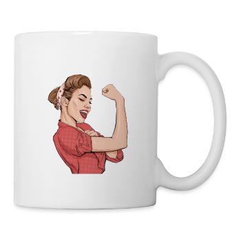 Female power in its purest form - Mug - white - Right