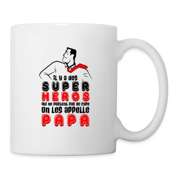 Super Daddy. - Tasse - Weiß - Rechts