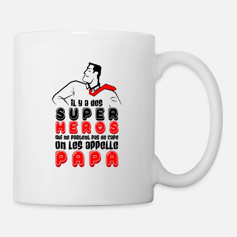 Super papa - Mug blanc - blanc