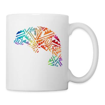 Seekuh - Manatee - Tasse - Weiß - Rechts