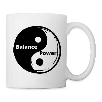 Yin Yang, Sacred Geometry Universe Architect - Mug - white - Right