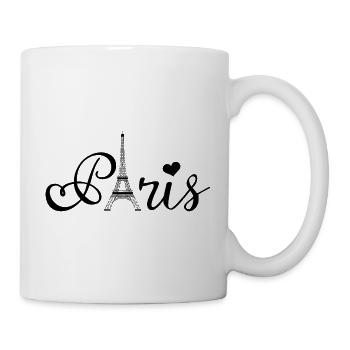 Paris Amour tour Eiffel France - Mug blanc - blanc - Droite