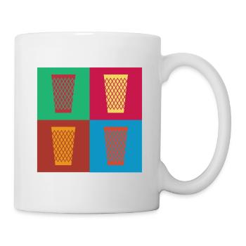 Hessen Hessisch Geschenk Babbel Apfelwein Appelwoi - Tasse - Weiß - Rechts