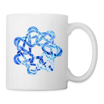 noeud celtique 9 e 80 - Mug blanc - blanc - Droite