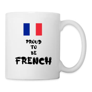 'Proud To Be French' - Mug - white - Right