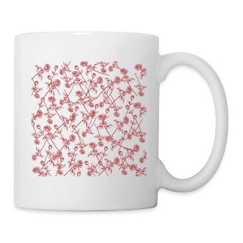Roses Lover - Flower Lover Print, Valentines Day - Mug - white - Right