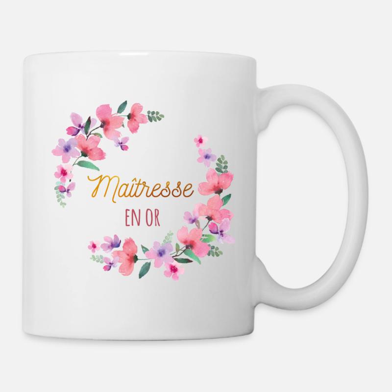 Herrin aus Gold - Tasse - Weiß
