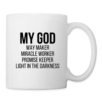 My god way maker - Mug blanc - blanc - Droite