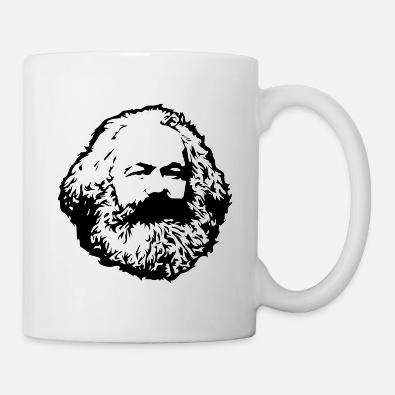 Karl Marx Visage Communisme Marxisme philosophe - Mug blanc - blanc