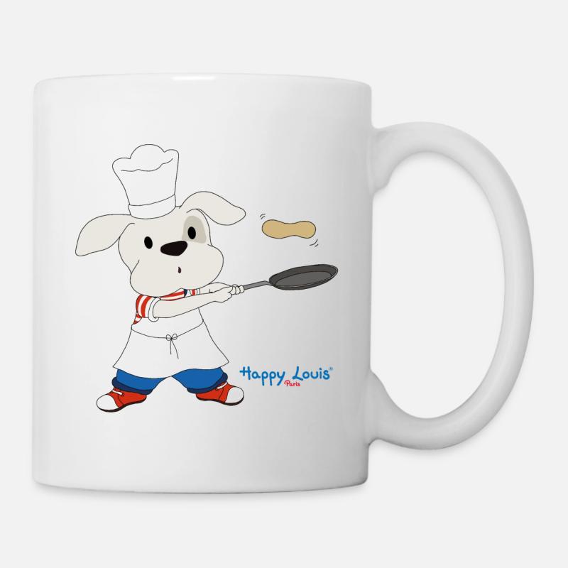 Happy Louis - CREPES - Mug blanc - blanc