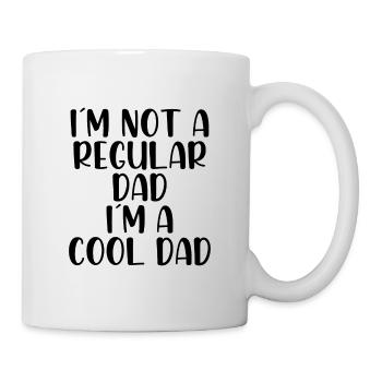 I'm not a regular dad I'm a cool dad - Mug - white - Right