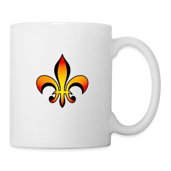 Fleur de lilie - Tasse - Weiß - Rechts