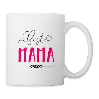Beste Mama - Tasse - Weiß - Rechts