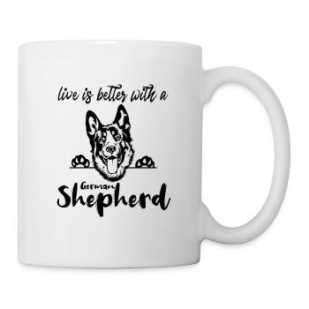 German Shepherd - Mug - white - Right