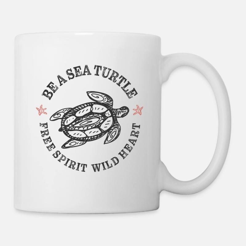 Sea Turtle - Tasse - Weiß