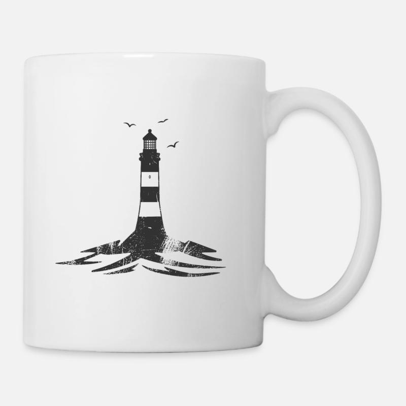 Phare (pour les couleurs vives) - Mug blanc - blanc