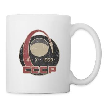 UdSSR Gagarin Weltraum Astronaut Russland Geschenk - Tasse - Weiß - Rechts