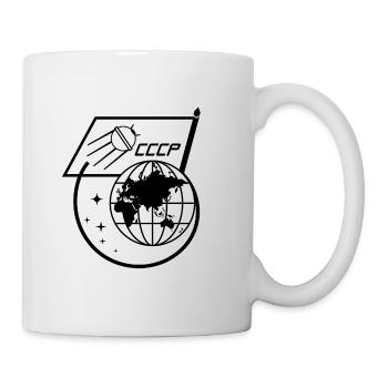 URSS cadeau Gagarine Espace Russie astronaute - Mug blanc - blanc - Droite