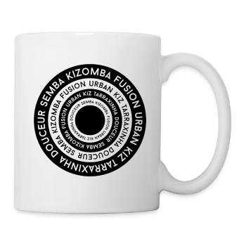 Semba Kizomba Fusion Urban Kiz Tarraxinha Douceur - Tasse - Weiß - Rechts
