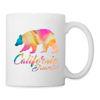 California dream rose - Mug blanc - blanc - Droite