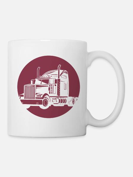 Der Lastwagen - Tasse - Weiß