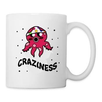 PIEUVRE FOU ALBERN DRÔLE IDÉES UNIQUES - Mug blanc - blanc - Droite