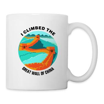 Grande Muraille de Chine Monument miracle Beijing Aufs - Mug blanc - blanc - Droite