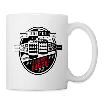 united against racism - Mug - white - Right