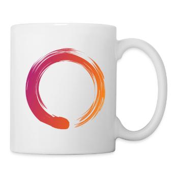 Zen Cirlce - Zen, Enso, Meditation, Buddhismus - Tasse - Weiß - Rechts