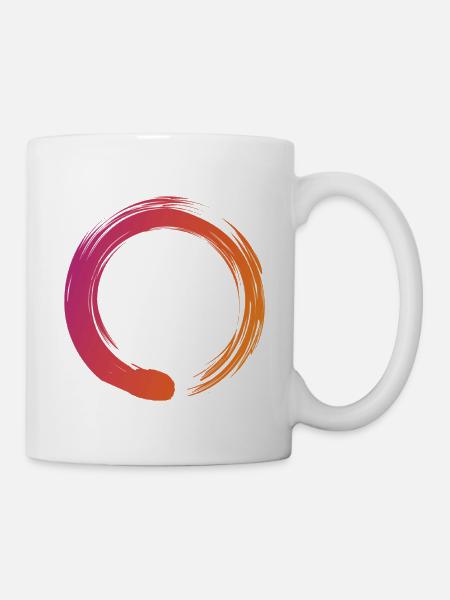 Zen Cirlce - Zen, Enso, Méditation, Bouddhisme - Mug blanc - blanc