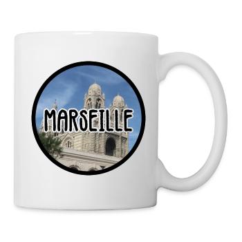 Marseille La Major - Mug blanc - blanc - Droite