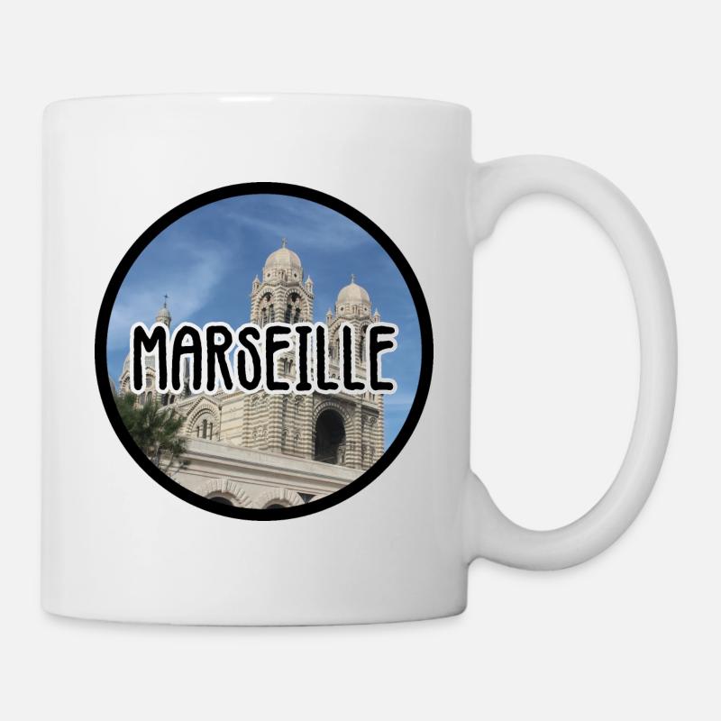 Marseille La Major - Mug blanc - blanc