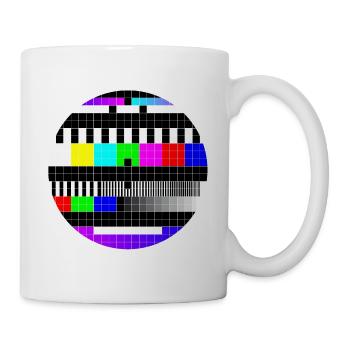 "no signal" error message, test screen - Mug - white - Right