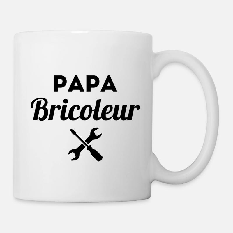 Papa bricoleur - Mug blanc - blanc