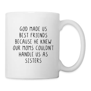 God made us best friends - Mug blanc - blanc - Droite