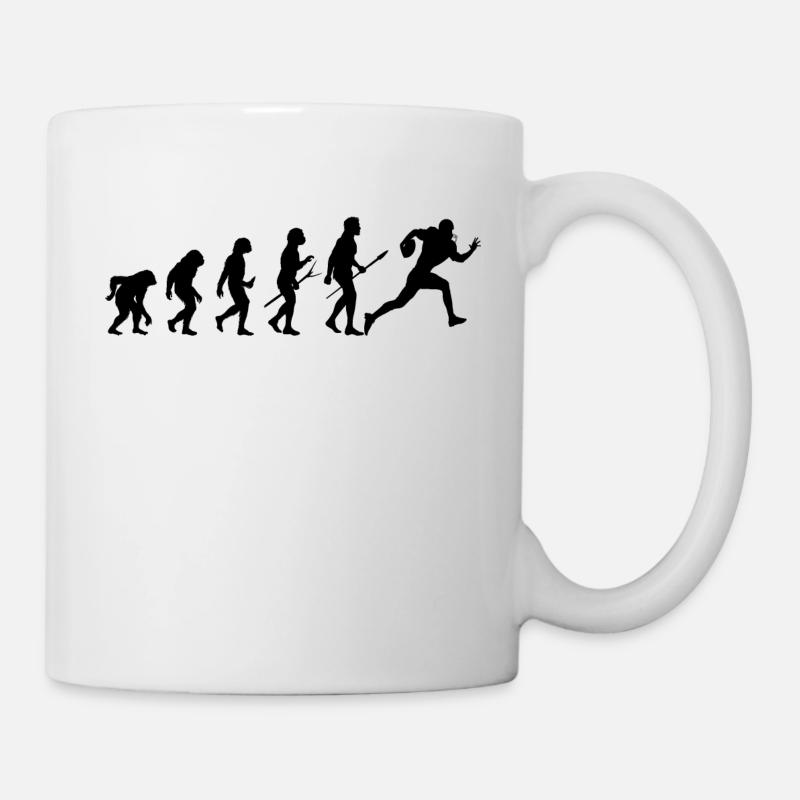 rugby evolution - Mug blanc - blanc