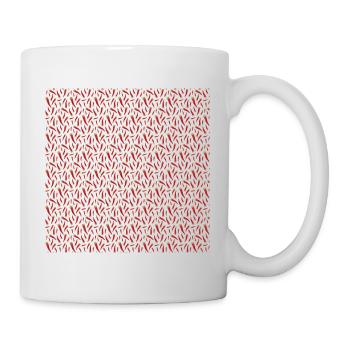 Cornicello porte-bonheur napolitain. - Mug blanc - blanc - Droite