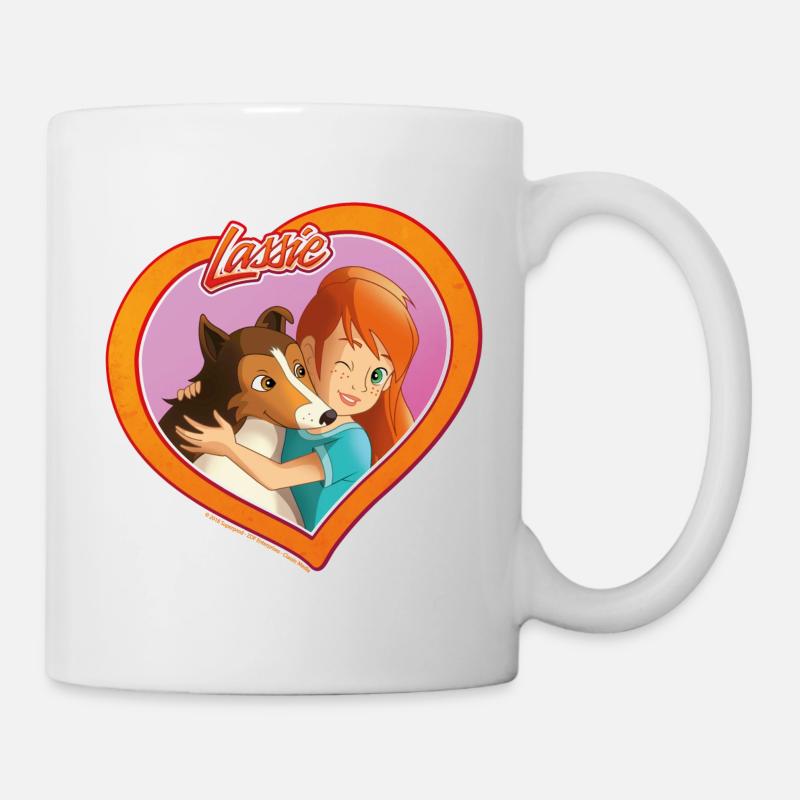 Lassie Ein Herz Und Eine Seele - Tasse - Weiß