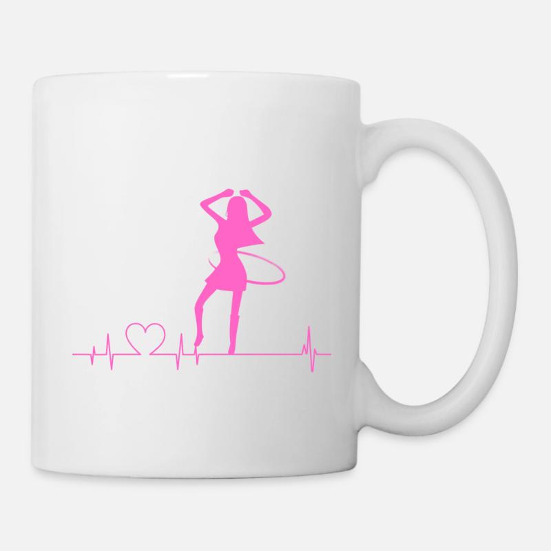 Hula Girl Pink - Mug - white