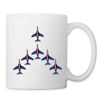 Patrouille de France meeting aérien armée de l'air - Mug blanc - blanc - Droite